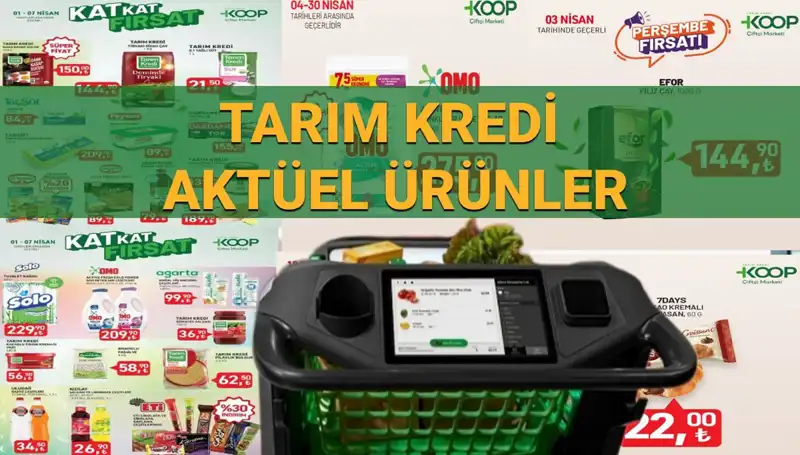 Tarım Kredi Marketleri'nde Şok! Nisan İndirimleri Kaçırılmayacak Fırsatlar Sunuyor