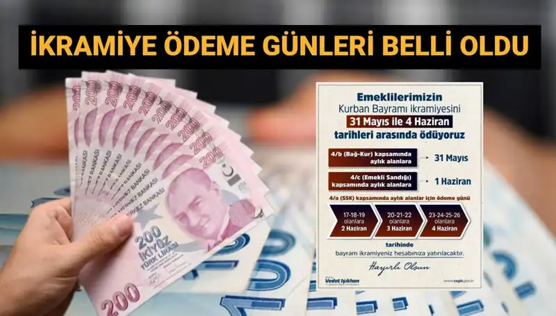 Emekli Bayram İkramiyeleri Hesaplara Yatıyor! Tarihler Belirlendi