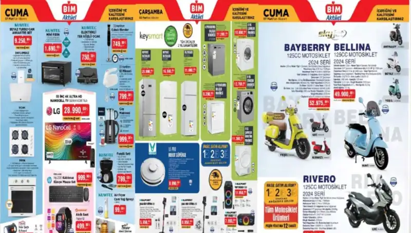 BİM'de Şok İndirimler: 4-7 Mart Aktüel Ürünler Kataloğu Açıklandı!