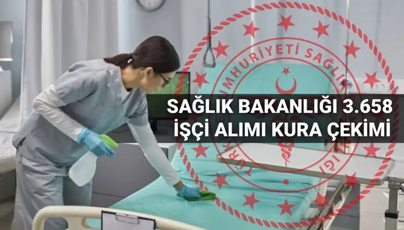 Sağlık Bakanlığı 2025'te 3.658 İşçi Alımı Kura Takvimi Açıklandı