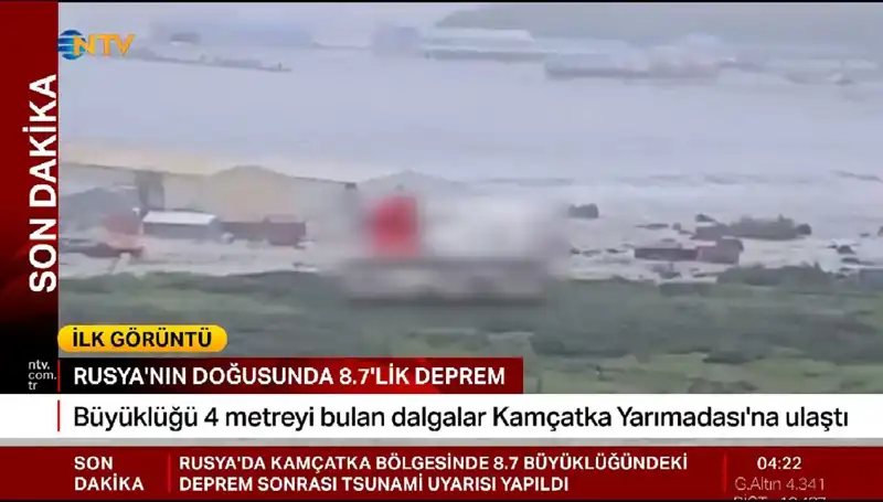 Kamçatka Kıyılarında İlk Tsunami Dalgaları: Beklenmedik Tehlike!