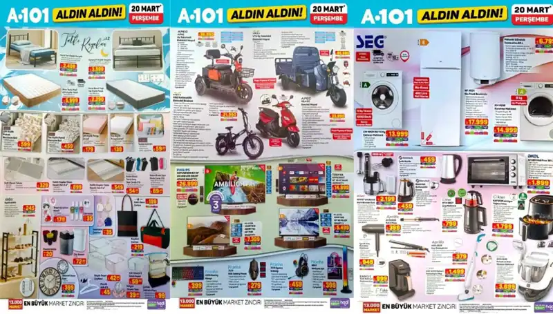 Yeni A101 Aktüel Kataloğu ile Evdeki Tazelik Yeniden Başlıyor
