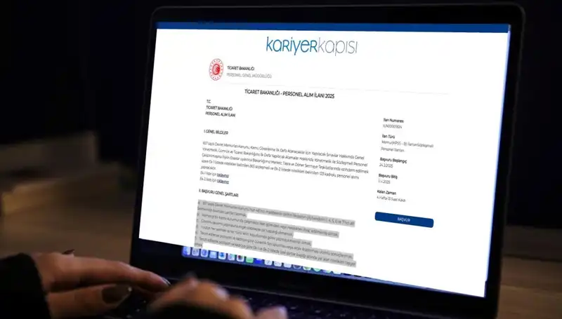 Ticaret Bakanlığı, 2025 İçin 988 Personel Alımını Duyurdu! Başvuru Tarihleri ve Şartlar